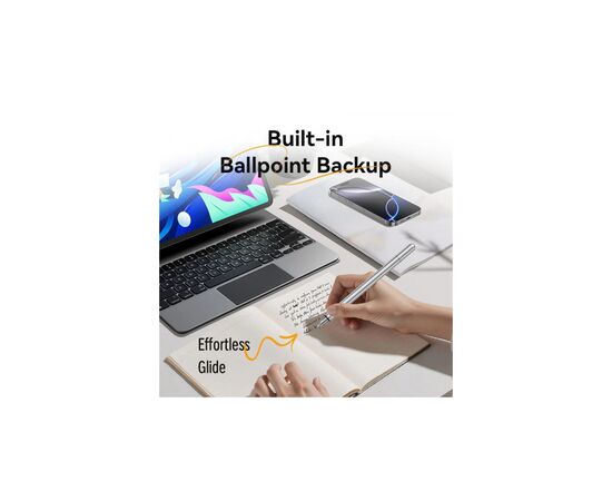 Стилус VENTION 2-in-1 Stylus Pen Gray Aluminum Alloy Type (KQMH0), изображение 7