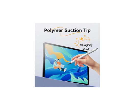 Стилус VENTION 3-in-1 Magnetic Stylus Pen White Aluminum Alloy Type (KQLW0), изображение 6