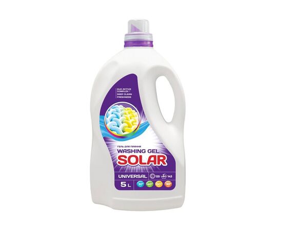 Гель для стирки Solar Household Universal Molecule Express Для быстрых циклов стирки 5 л (4820269930520)