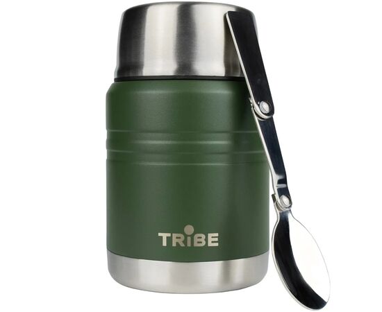 Термос Tribe Food Jar харчовий 0,45 л olive (T-DE-0022-olive), изображение 3