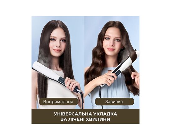 Выпрямитель для волос Dreame Паровий випрямляч Dreame AuraSteam Straight White AA01A (AA01A-WH), изображение 11