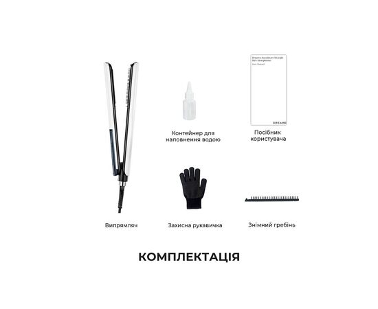 Выпрямитель для волос Dreame Паровий випрямляч Dreame AuraSteam Straight White AA01A (AA01A-WH), изображение 12