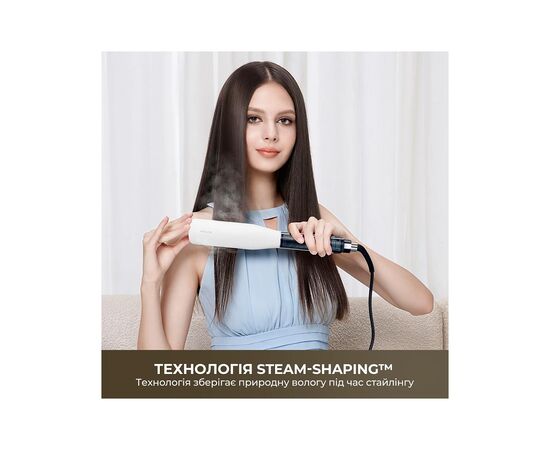 Выпрямитель для волос Dreame Паровий випрямляч Dreame AuraSteam Straight White AA01A (AA01A-WH), изображение 4