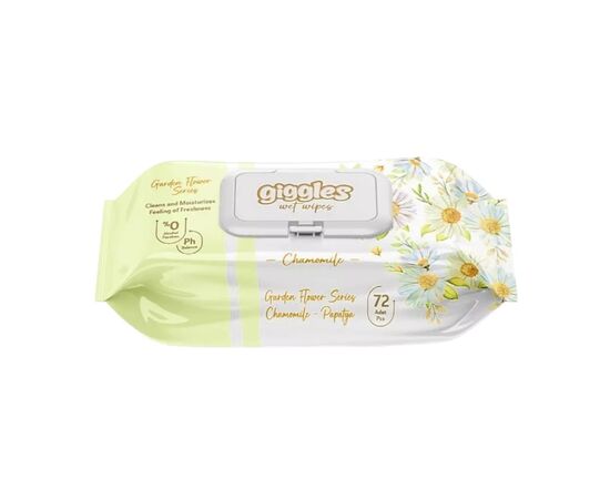 Детские влажные салфетки Dolphin Chamomile з клапоном 72 шт (8680131207411)