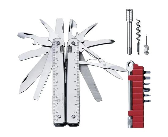 Мультитул Victorinox SwissTool X Plus Ratchet Leather Case (3.0339.L), зображення 2