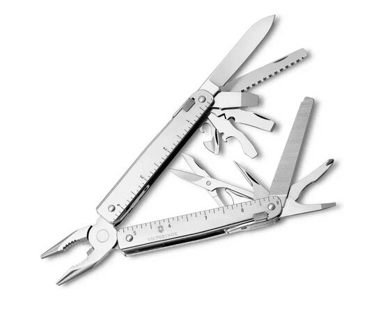 Мультитул Victorinox SwissTool X Plus Ratchet Leather Case (3.0339.L), зображення 3