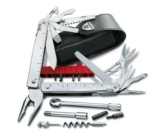 Мультитул Victorinox SwissTool X Plus Ratchet Leather Case (3.0339.L)