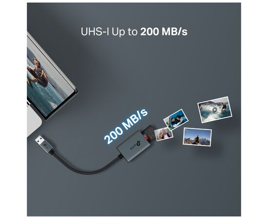 Зчитувач флеш-карт TP-Link USB 2.0 to SD/TF (UA430), зображення 11