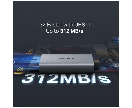 Зчитувач флеш-карт TP-Link USB-C to SD/TF (UA440C), зображення 7