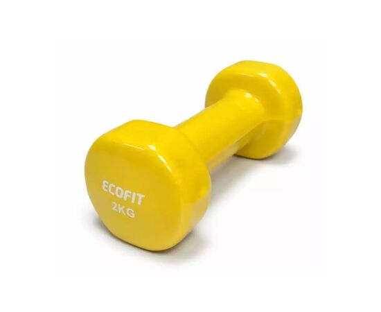 Гантель Ecofit MD2025 з вініловим покриттям 2 кг (K00026985)
