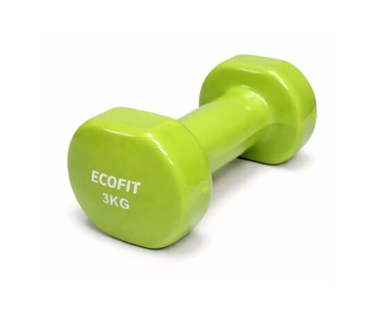 Гантель Ecofit MD2025 з вініловим покриттям 3 кг (K00026986)