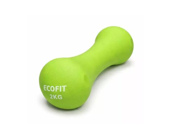 Гантель Ecofit MD2026 з неопреновим покриттям 2 кг (K00026991)