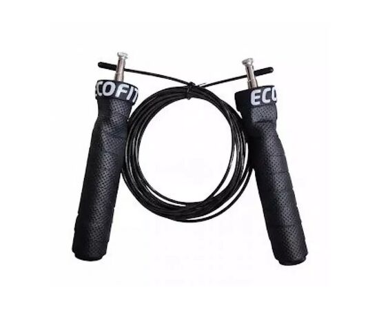Скакалка Ecofit MDJR039 3 м чорна (К00026973)