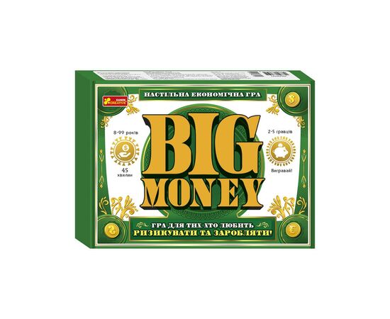 Настольная игра Ранок Экономическая игра. Big Money (4823076148751)