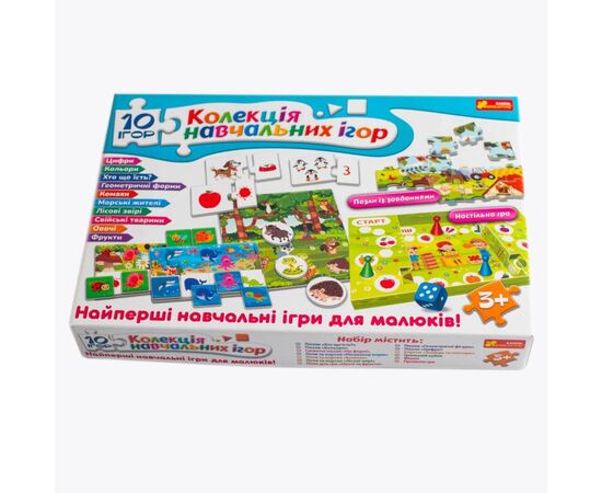 Настольная игра Ранок 10 ИГР. Коллекция обучающих игр (4823076278922), изображение 5