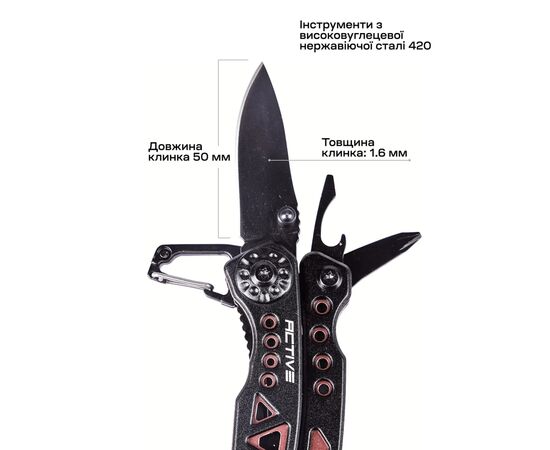 Мультитул Active Micro Tool (PE20A-H), изображение 7