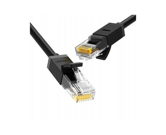 Патч-корд 3м, U/UTP Cat 6 CCA Lan Cable NW102 Black Ugreen (20161)