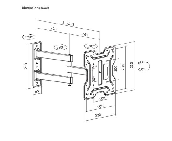 Кронштейн ITech LCD223, изображение 11