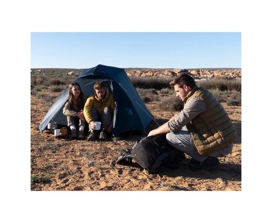 Намет Naturehike надлегкий тримісний з футпринтом Cloud Up 3 UL NH18T030-T-T, 20D, темно-синій (6927595783290), зображення 9