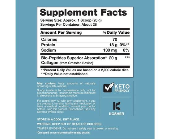 Вітамінно-мінеральний комплекс Neocell Біо-пептиди колагенового протеїну, без смаку, Collagen Prote (M58501), зображення 2