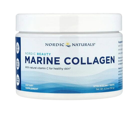 Вітамінно-мінеральний комплекс Nordic Naturals Морський колаген із вітаміном C, смак полуниці, Nordic Beauty, M (NOR-01664)