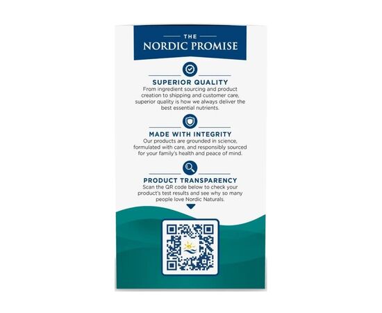 Вітамінно-мінеральний комплекс Nordic Naturals Пробіотики, 15 млрд КУО, Nordic Flora Probiotic, Comfort, 30 капсул (NOR-01676), зображення 3