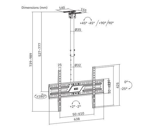 Кронштейн ITech CELB-56S, изображение 12