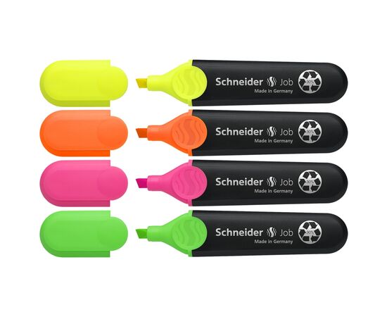 Набір маркерів Schneider JOB текстових 150, 4 кольори в блістері (S1500**), зображення 2