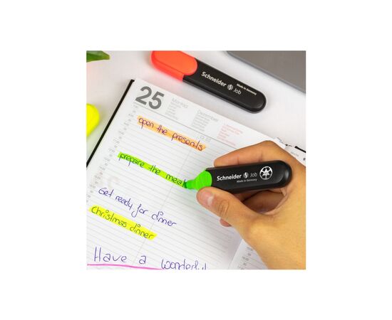 Набір маркерів Schneider JOB текстових 150, 4 кольори в блістері (S1500**), зображення 3