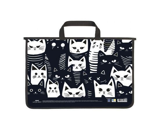 Папка - портфель Maxi А4 пластиковый на молнии (MX30054)