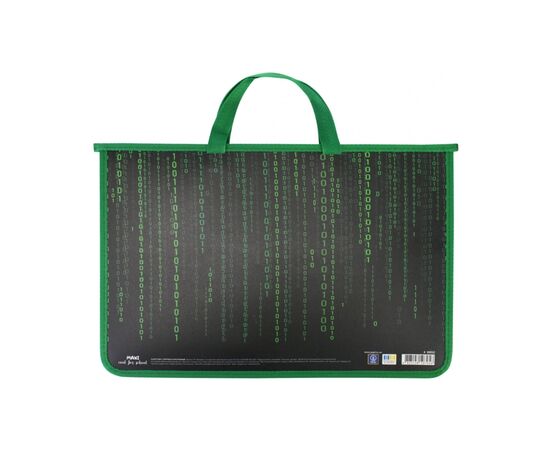 Папка - портфель Maxi А4 пластиковый на молнии (MX30052)