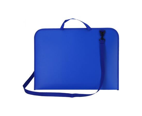 Папка - портфель Maxi А3 пластиковый на молнии, синий (MX30005)