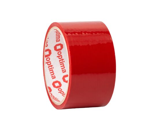 Скотч Optima 48 мм х 30 м, красный (O45304-03)