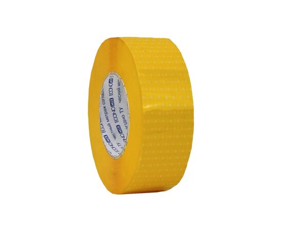 Скотч Optima 48 мм х 300 м Dots, желтый (O45379)