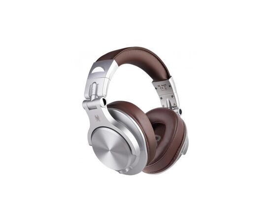 Навушники OneOdio Fusion A70 Bluetooth+3,5мм/6,35мм Silver/Brown (A70 Silver Brown), зображення 2