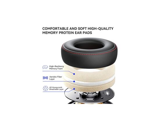 Навушники OneOdio Pro 50 3,5мм/6,35мм Black (Pro 50 Black), зображення 7