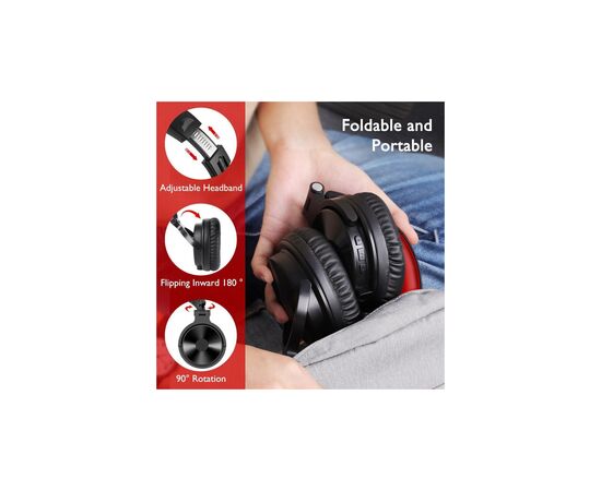 Навушники OneOdio Studio Pro C Bluetooth+3,5мм Black (Pro C Black), зображення 7