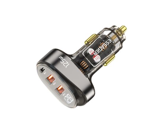 Зарядний пристрій Essager 2xUSB + 1xUSB-C 125W QC3.0/PD3.0 Display Car Charger (ECC2AC-FM12-Z), зображення 2