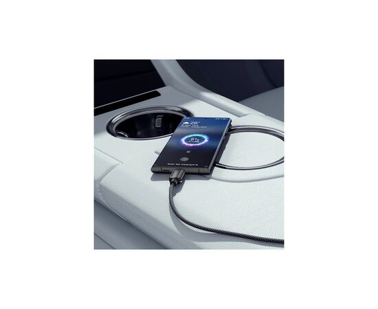 Дата кабель USB 2.0 AM to USB-C 1.0m 100W white Essager (EXC7A-WL02-P), зображення 2