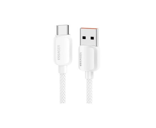 Дата кабель USB 2.0 AM to USB-C 1.0m 100W white Essager (EXC7A-WL02-P)
