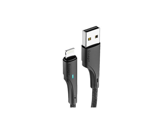 Дата кабель USB 2.0 AM to Micro 5P 1.0m 3A black Essager (EXCM-LS01)