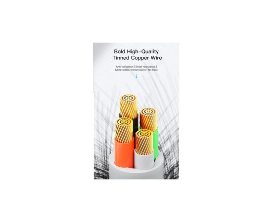 Дата кабель USB 2.0 AM to USB-C 1.0m 3A black Essager (EXCT-LS01), зображення 5