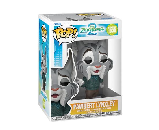 Фигурка Funko Pop серии Зоотрополис 2 - Пазуроберт Рисли (86638)