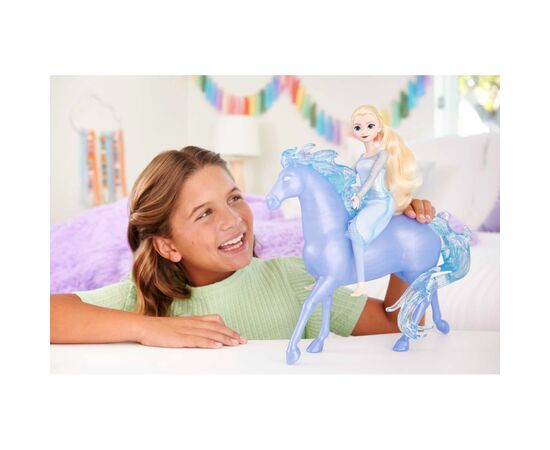 Кукла Disney Frozen Эльза и ее ледяная лошадь Нокк (HLW58), изображение 6