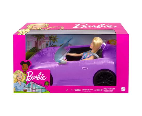 Ігровий набір Barbie Бузковий кабріолет мрії з лялькою Barbie (HBY29), зображення 6
