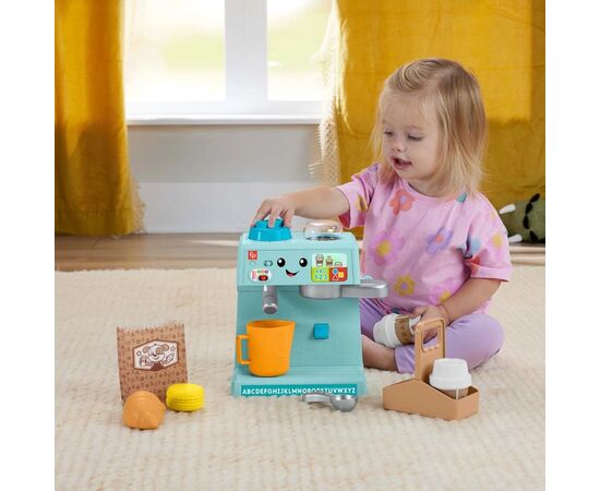 Игровой набор Fisher-Price Кофемашина с технологией Smart Stages англоязычная (HTW96), изображение 8