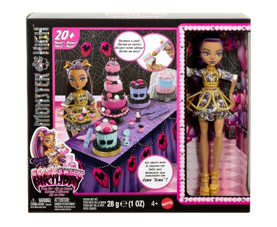 Лялька Monster High Страх який солодкий день народження Торт за рецептом Клодін (JBG78)