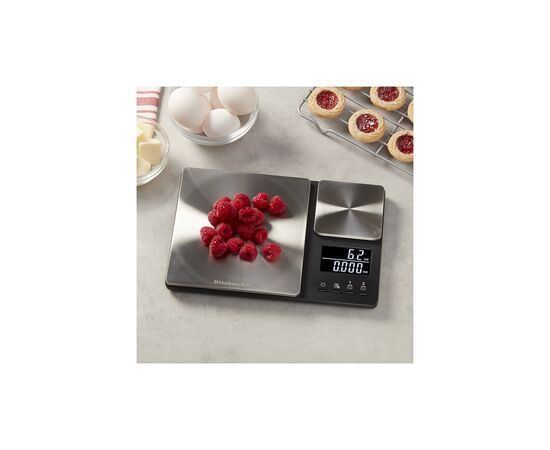Весы кухонные KitchenAid Measuring KQ909G, з подвійною платформою, изображение 7