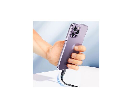 Дата кабель USB 2.0 AM to Lightning + Micro 5P + USB-C 1.2m 100W Essager (EXCMTL-JJ01-P), зображення 6