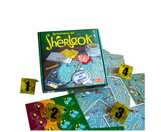 Настольная игра Ранок Детективная игра. Sherlook (4823076153885), изображение 2